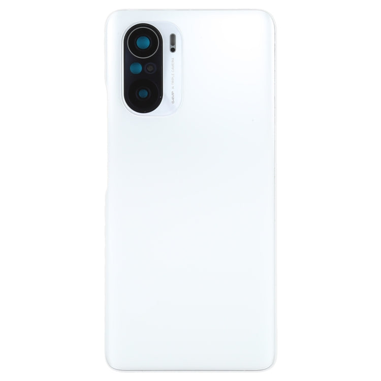 Original Battery Back Cover for Xiaomi Redmi K40 Pro M2012K11C(White) - Back Cover by PMC Jewellery | Online Shopping South Africa | PMC Jewellery