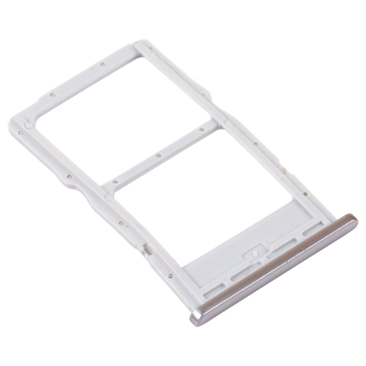 SIM Card Tray + NM Card Tray for Huawei Nova 7i (Silver) - Card Socket by PMC Jewellery | Online Shopping South Africa | PMC Jewellery