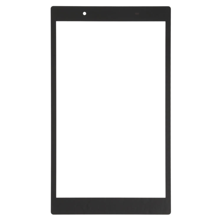 Front Screen Outer Glass Lens for Lenovo Tab 4 / TB-8504F / TB-8504X(Black) - Outer Glass Lens by PMC Jewellery | Online Shopping South Africa | PMC Jewellery