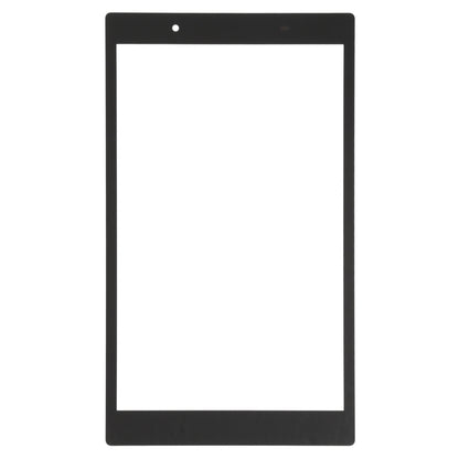 Front Screen Outer Glass Lens for Lenovo Tab 4 / TB-8504F / TB-8504X(Black) - Outer Glass Lens by PMC Jewellery | Online Shopping South Africa | PMC Jewellery