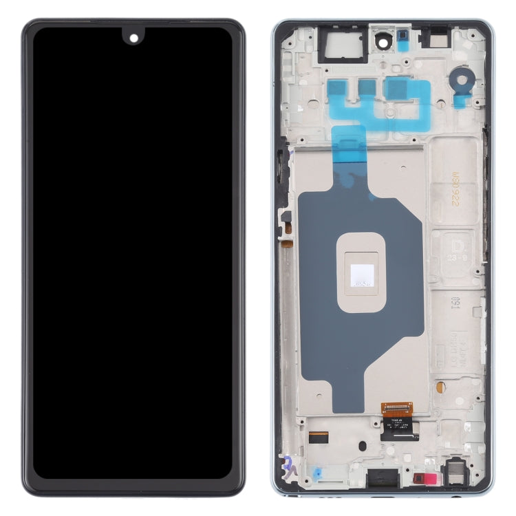 Original LCD Screen for LG Stylo 6 / K71 LMQ730TM LM-Q730TM LMQ730HA LM-Q730HA Digitizer Full Assembly with Frame (Silver) - For LG by PMC Jewellery | Online Shopping South Africa | PMC Jewellery