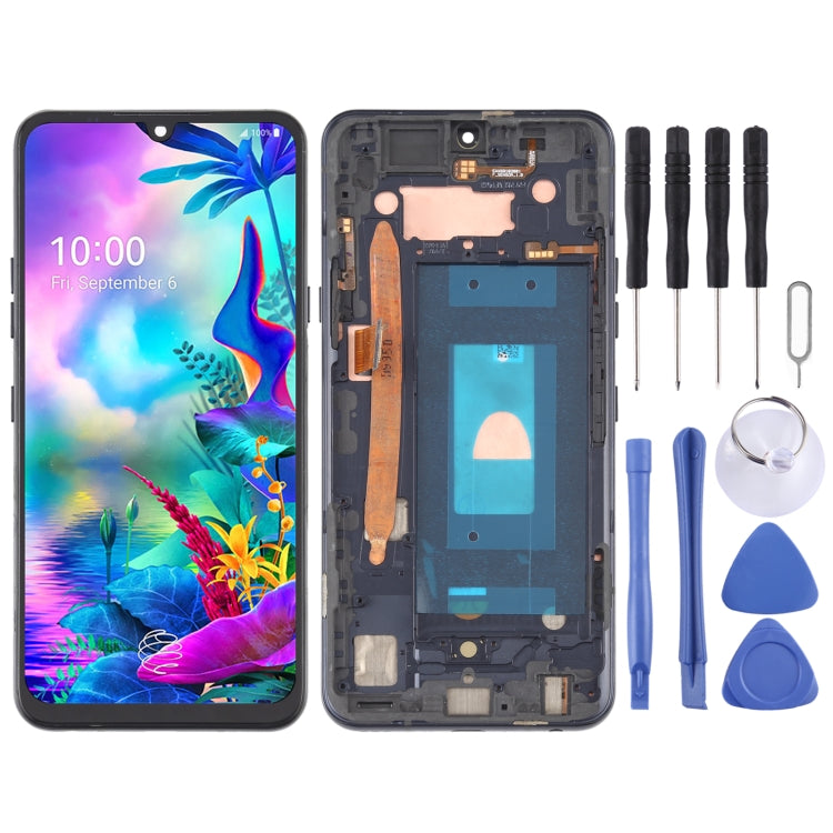 Original LCD Screen for LG G8X ThinQ LMG850EMW LM-G850 Digitizer Full Assembly with Frame (Black) - For LG by PMC Jewellery | Online Shopping South Africa | PMC Jewellery