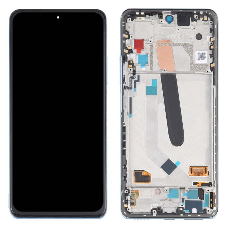 AMOLED Material Original LCD Screen and Digitizer Full Assembly With Frame for Xiaomi Redmi K40 / Redmi K40 Pro / Redmi K40 Pro+ / Mi 11i / Poco F3 / M2012K11AC M2012K11C M2012K11AG M2012K11G(Blue) - LCD Screen by PMC Jewellery | Online Shopping South Africa | PMC Jewellery