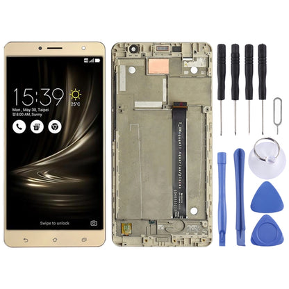 OEM LCD Screen for Asus Zenfone 3 Deluxe ZS550KL Z01FD Digitizer Full Assembly with Frame（Gold) - LCD Screen by PMC Jewellery | Online Shopping South Africa | PMC Jewellery