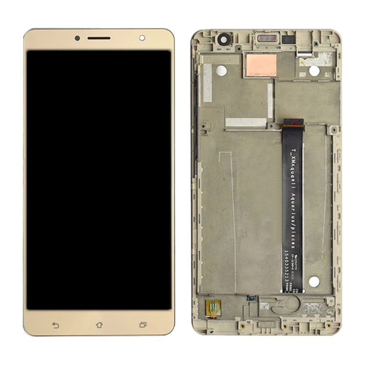 OEM LCD Screen for Asus Zenfone 3 Deluxe ZS550KL Z01FD Digitizer Full Assembly with Frame（Gold) - LCD Screen by PMC Jewellery | Online Shopping South Africa | PMC Jewellery