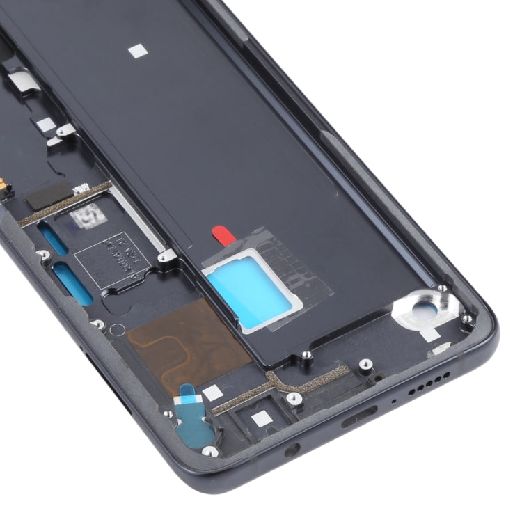 Front Housing LCD Frame Bezel Plate for Xiaomi Mi Note 10 Lite M2002F4LG, M1910F4G (Black) - LCD Related Parts by PMC Jewellery | Online Shopping South Africa | PMC Jewellery