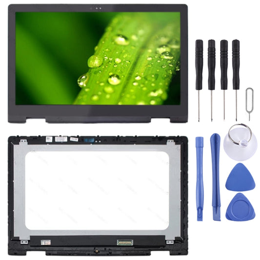 FHD 1920 x 1080 40 Pin P58F001 OEM LCD Screen for Dell Inspiron 15 5568 5578 Digitizer Full Assembly with Frame（Black) - Others by PMC Jewellery | Online Shopping South Africa | PMC Jewellery