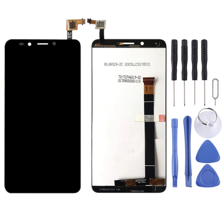 LCD Screen and Digitizer Full Assembly for Alcatel A7 XL A7XL 7071DX 7071(Black) - LCD Screen by PMC Jewellery | Online Shopping South Africa | PMC Jewellery