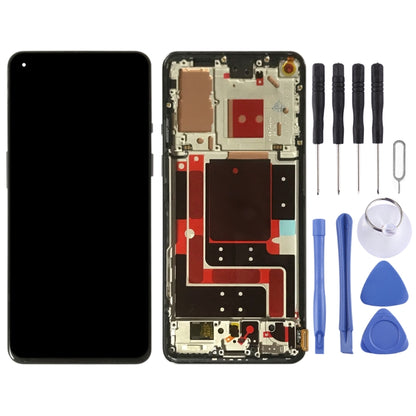 For OnePlus 9 LE2113 LE2111 LE2110 Digitizer Full Assembly With Frame Original LCD Screen (Blue) - LCD Screen by PMC Jewellery | Online Shopping South Africa | PMC Jewellery