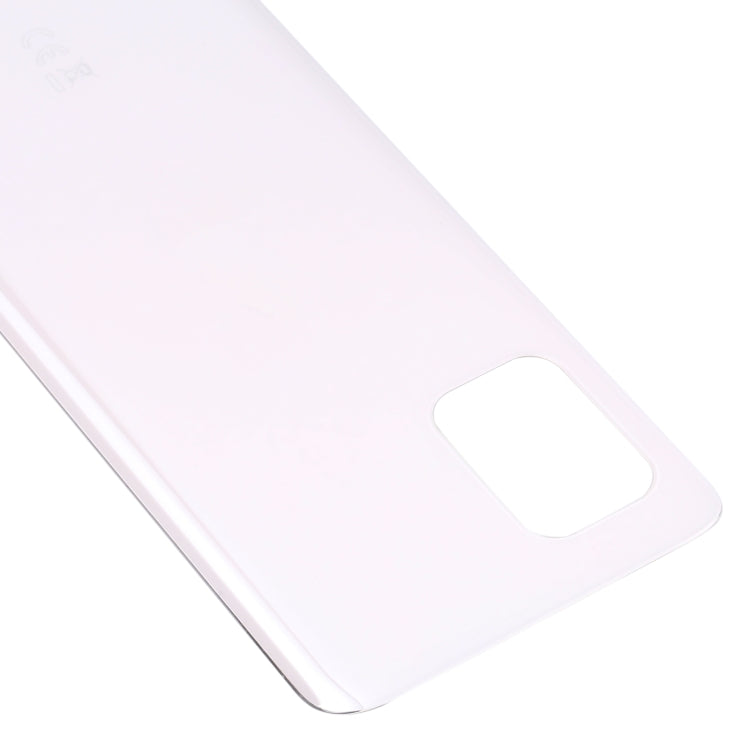 Glass Battery Back Cover with Adhesive for Asus Zenfone 8 ZS590KS(White) - Back Cover by PMC Jewellery | Online Shopping South Africa | PMC Jewellery