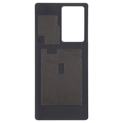 Glass Battery Back Cover for ZTE Nubia Z30 Pro(Black) - For ZTE by PMC Jewellery | Online Shopping South Africa | PMC Jewellery