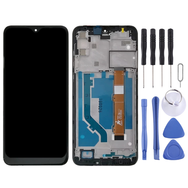 LCD Screen and Digitizer Full Assembly With Frame for Alcatel 3L 2020 OT5029 5029D 5029Y 5029U 5029(Black) - LCD Screen by PMC Jewellery | Online Shopping South Africa | PMC Jewellery