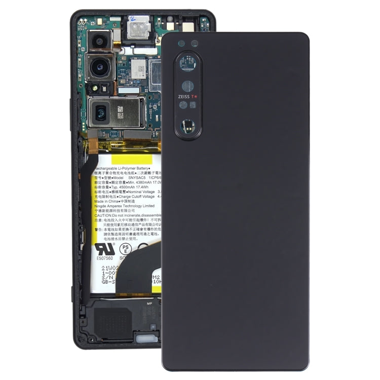 Battery Back Cover for Sony Xperia 1 II(Black) - Back Cover by PMC Jewellery | Online Shopping South Africa | PMC Jewellery