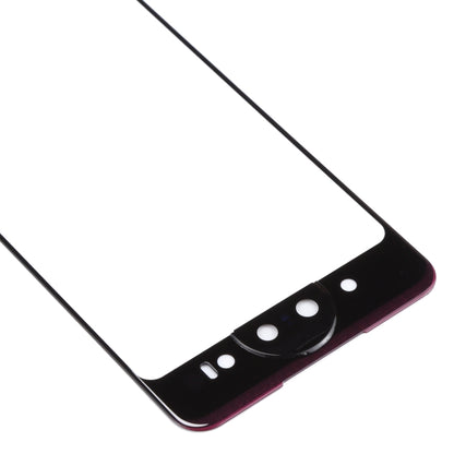 For vivo NEX Dual Display V1821A V1821T Back Screen Outer Glass Lens (Red) - Outer Glass Lens by PMC Jewellery | Online Shopping South Africa | PMC Jewellery