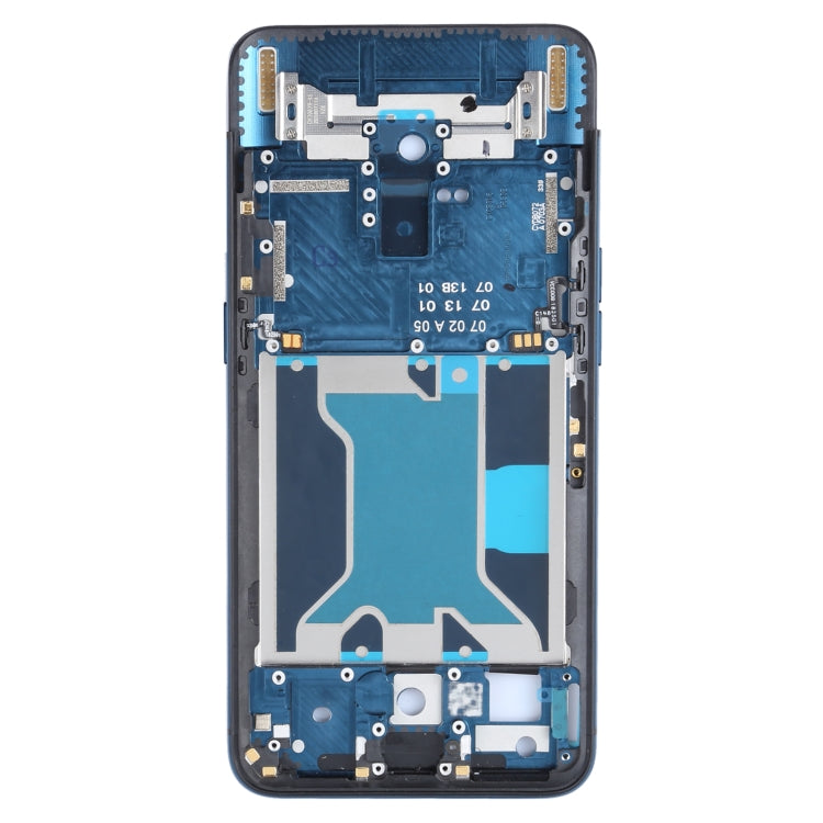 For OPPO Find X CPH1871, PAFM00 Original Middle Frame Bezel Plate (Blue) - Frame Bezel Plate by PMC Jewellery | Online Shopping South Africa | PMC Jewellery