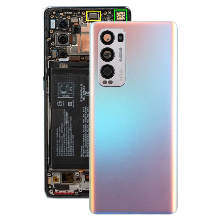 For OPPO Reno5 Pro+ 5G / Find X3 Neo CPH2207, PDRM00, PDRT00 Original Battery Back Cover (Orange) - Back Cover by PMC TechLife | Online Shopping South Africa | PMC TechLife | Buy Now Pay Later Mobicred
