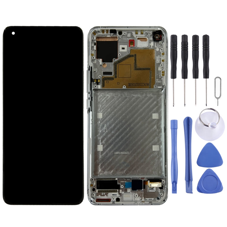 Original LCD Screen for Xiaomi Mi 11 M2011K2C, M2011K2G Digitizer Full Assembly with Frame(Silver) - LCD Screen by PMC Jewellery | Online Shopping South Africa | PMC Jewellery