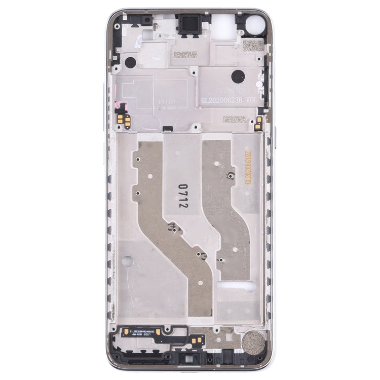 Original Front Housing LCD Frame Bezel Plate for TCL 10L / 10 Lite T770H, T770B (Silver) - For TCL by PMC Jewellery | Online Shopping South Africa | PMC Jewellery