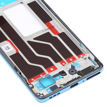 For OPPO Realme X7 Pro Ultra Original Front Housing LCD Frame Bezel Plate (Blue) - Frame Bezel Plate by PMC Jewellery | Online Shopping South Africa | PMC Jewellery