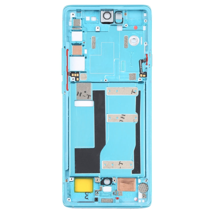 Original Front Housing LCD Frame Bezel Plate for TCL 20 Pro 5G (Blue) - For TCL by PMC Jewellery | Online Shopping South Africa | PMC Jewellery