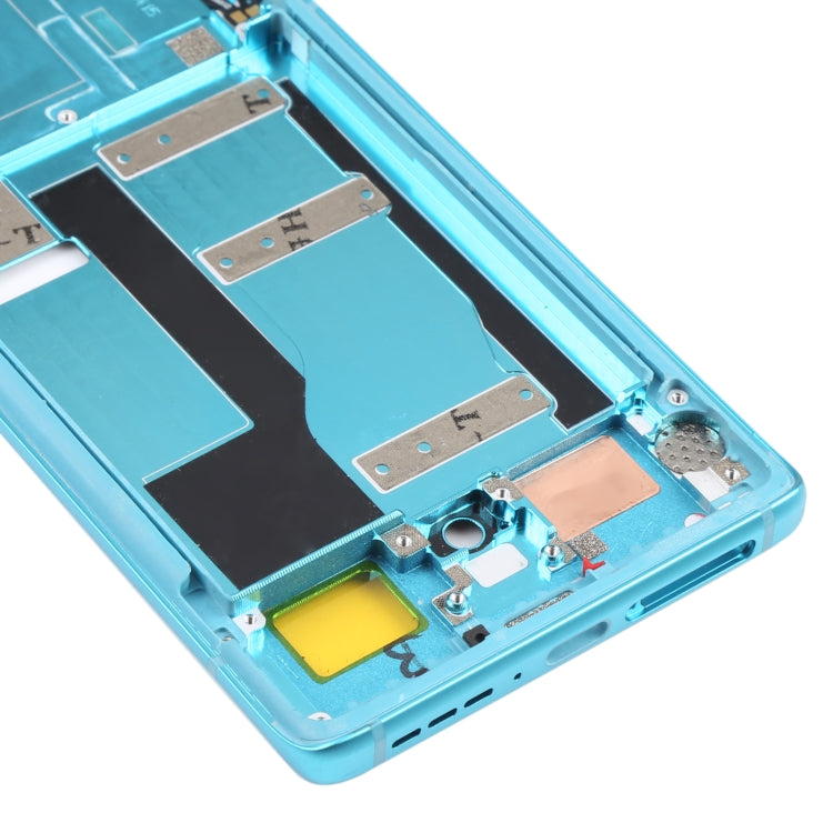 Original Front Housing LCD Frame Bezel Plate for TCL 20 Pro 5G (Blue) - For TCL by PMC Jewellery | Online Shopping South Africa | PMC Jewellery