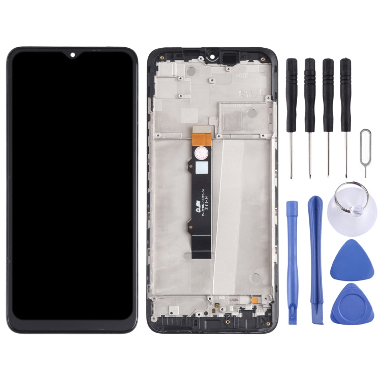 TFT LCD Screen for Motorola Moto G50 XT2137-1 XT2137-2 Digitizer Full Assembly with Frame (Black) - LCD Screen by PMC Jewellery | Online Shopping South Africa | PMC Jewellery