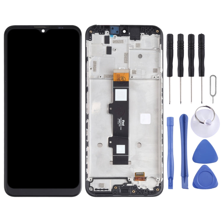 TFT LCD Screen for Motorola Moto G20 XT2128-1 XT2128-2 Digitizer Full Assembly with Frame (Black) - LCD Screen by PMC Jewellery | Online Shopping South Africa | PMC Jewellery