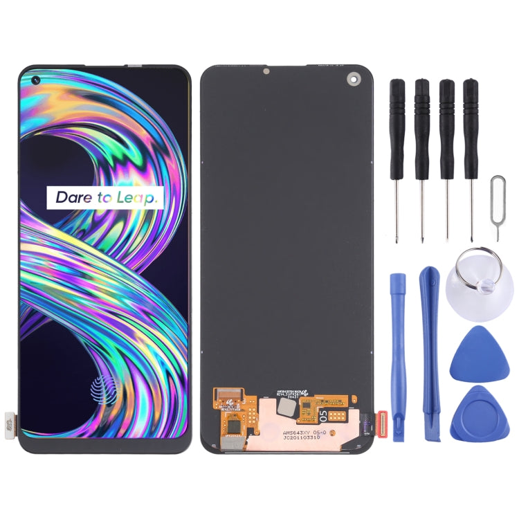 Original Super AMOLED Material LCD Screen and Digitizer Full Assembly for OPPO Realme 8 - LCD Screen by PMC Jewellery | Online Shopping South Africa | PMC Jewellery