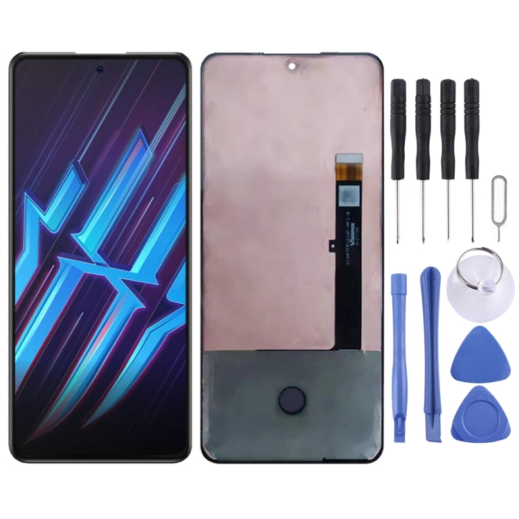 AMOLED Material LCD Screen and Digitizer Full Assembly for ZTE Nubia Red Magic 6R NX666J(Black) - free shipping - PMC TechLife - Order now!