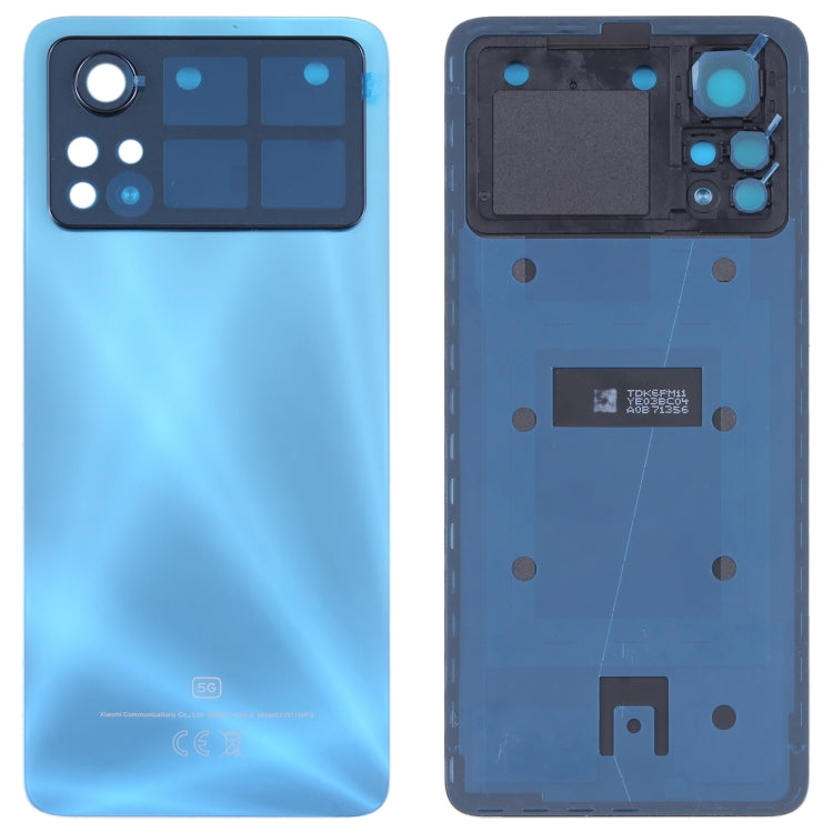 Original Battery Back Cover for Xiaomi Poco X4 Pro 5G (Blue) - Back Cover by PMC Jewellery | Online Shopping South Africa | PMC Jewellery