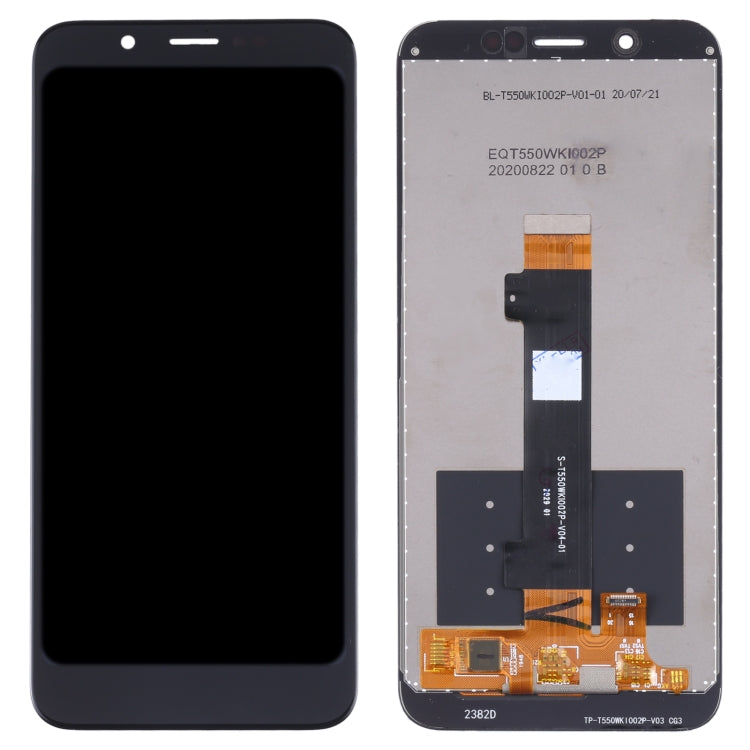 LCD Screen and Digitizer Full Assembly For Nokia 2 V Tella/C2 Tava/C2 Tennen(Black) - LCD Screen by PMC Jewellery | Online Shopping South Africa | PMC Jewellery