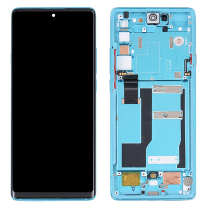 Original LCD Screen for TCL 20 Pro 5G T810H Digitizer Full Assembly with Frame (Blue) - For TCL by PMC Jewellery | Online Shopping South Africa | PMC Jewellery