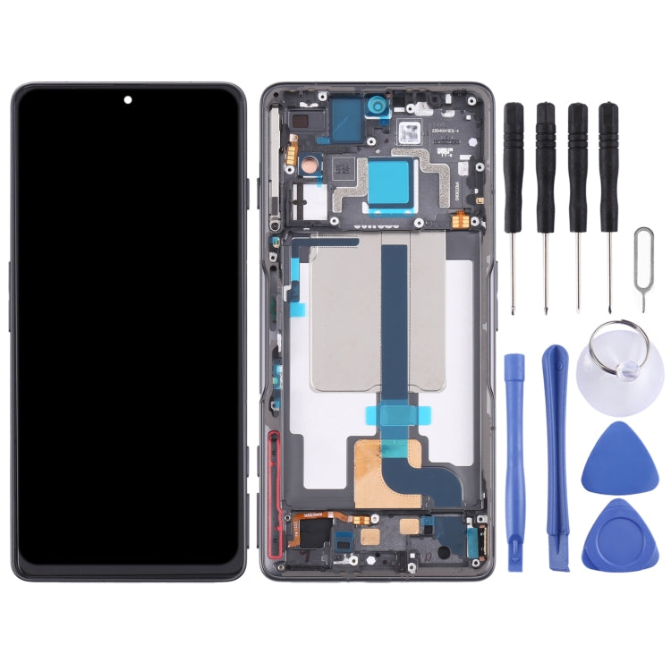 Original LCD Screen and Digitizer Full Assembly with Frame for Xiaomi Redmi K50 Gaming/Poco F4 GT(Black) - LCD Screen by PMC Jewellery | Online Shopping South Africa | PMC Jewellery