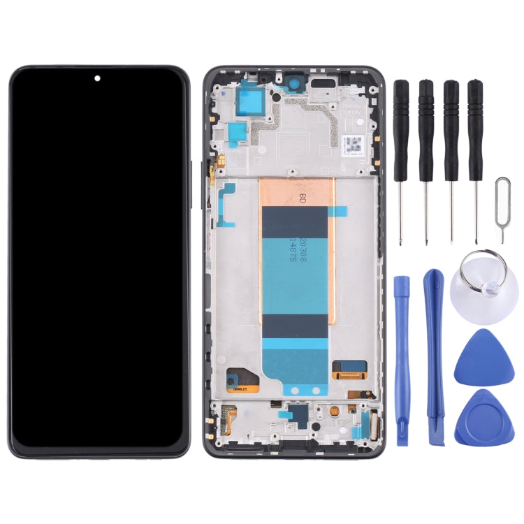 Original LCD Screen for Xiaomi Redmi K40S Digitizer Full Assembly with Frame(Black) - LCD Screen by PMC Jewellery | Online Shopping South Africa | PMC Jewellery