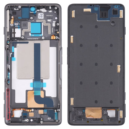 Front Housing LCD Frame Bezel Plate for Xiaomi Redmi K50 Gaming/Poco F4 GT(Black) - Frame Bezel Plate by PMC Jewellery | Online Shopping South Africa | PMC Jewellery