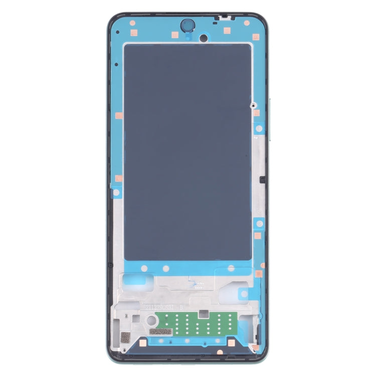 Front Housing LCD Frame Bezel Plate for Xiaomi Redmi K40S / Poco F4(Green) - Frame Bezel Plate by PMC Jewellery | Online Shopping South Africa | PMC Jewellery