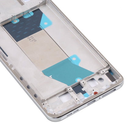 Front Housing LCD Frame Bezel Plate for Xiaomi Redmi K50 / Redmi K50 Pro(Silver) - Frame Bezel Plate by PMC Jewellery | Online Shopping South Africa | PMC Jewellery