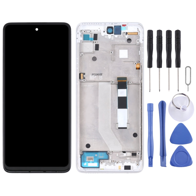 TFT LCD Screen for Motorola Moto G 5G Digitizer Full Assembly with Frame (White) - LCD Screen by PMC Jewellery | Online Shopping South Africa | PMC Jewellery