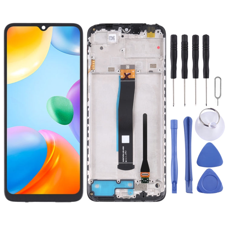 Original LCD Screen and Digitizer Full Assembly with Frame for Xiaomi Redmi 10C/Redmi 10 India/Poco C40 - LCD Screen by PMC Jewellery | Online Shopping South Africa | PMC Jewellery