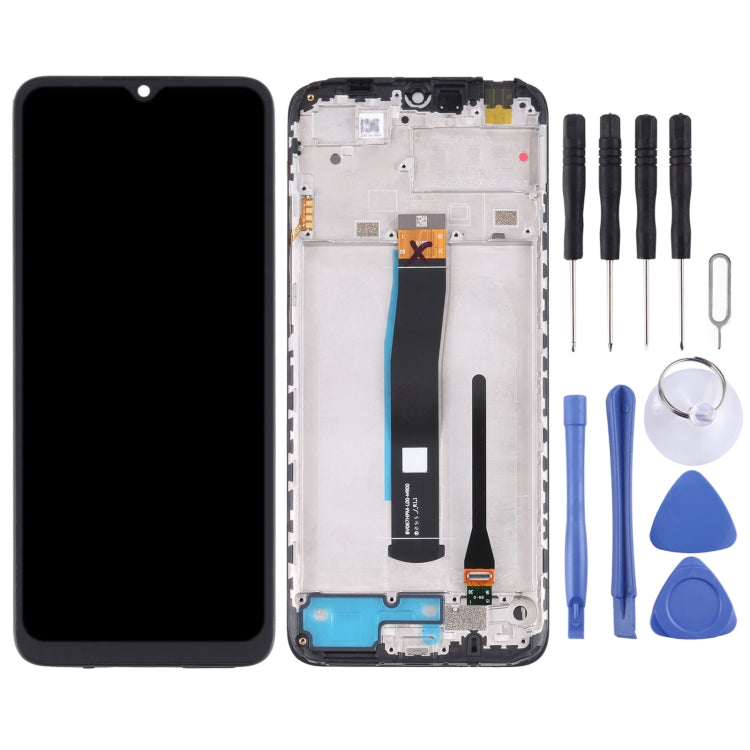 Original LCD Screen and Digitizer Full Assembly with Frame for Xiaomi Redmi 10C/Redmi 10 India/Poco C40 - LCD Screen by PMC Jewellery | Online Shopping South Africa | PMC Jewellery