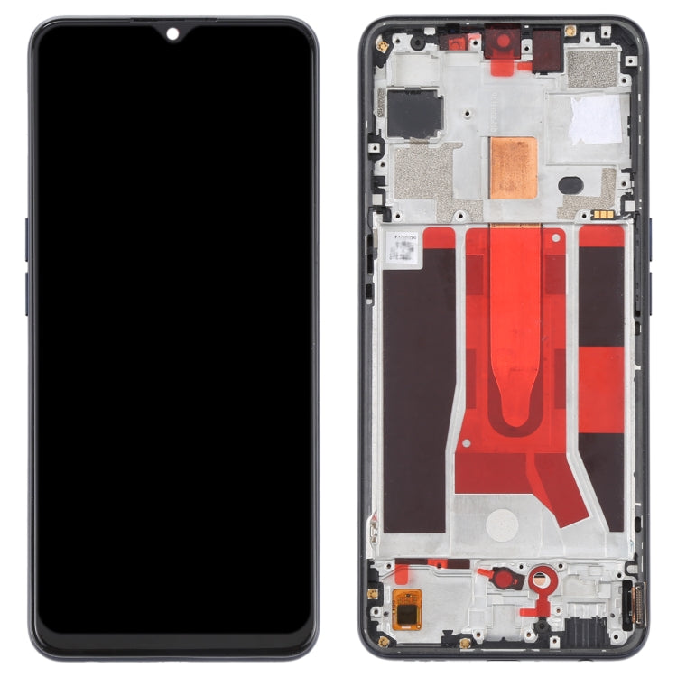 Original LCD Screen For OPPO Reno3 5G/Reno3 Youth/F15/Find X2 Lite/K7 5G Digitizer Full Assembly with Frame (Black) - LCD Screen by PMC Jewellery | Online Shopping South Africa | PMC Jewellery