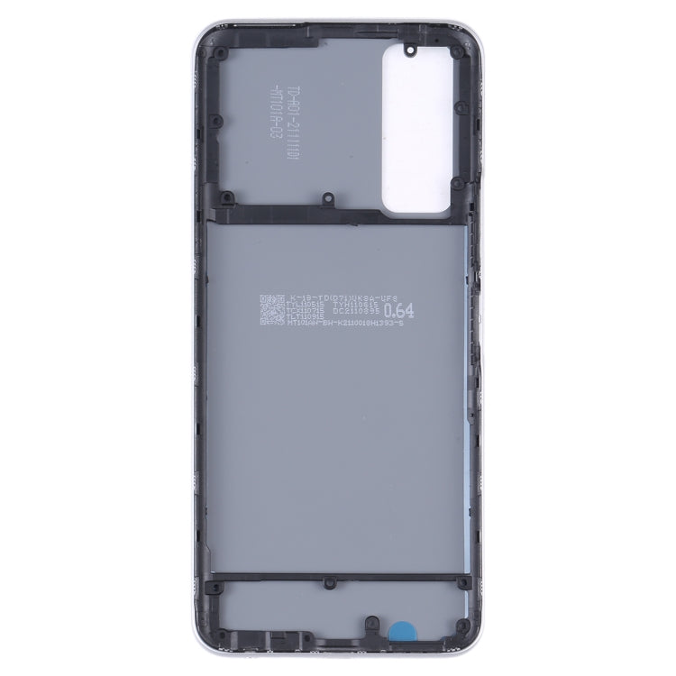 For vivo Y53s 5G Battery Back Cover with Middle Frame (Silver) - Back Cover by PMC Jewellery | Online Shopping South Africa | PMC Jewellery