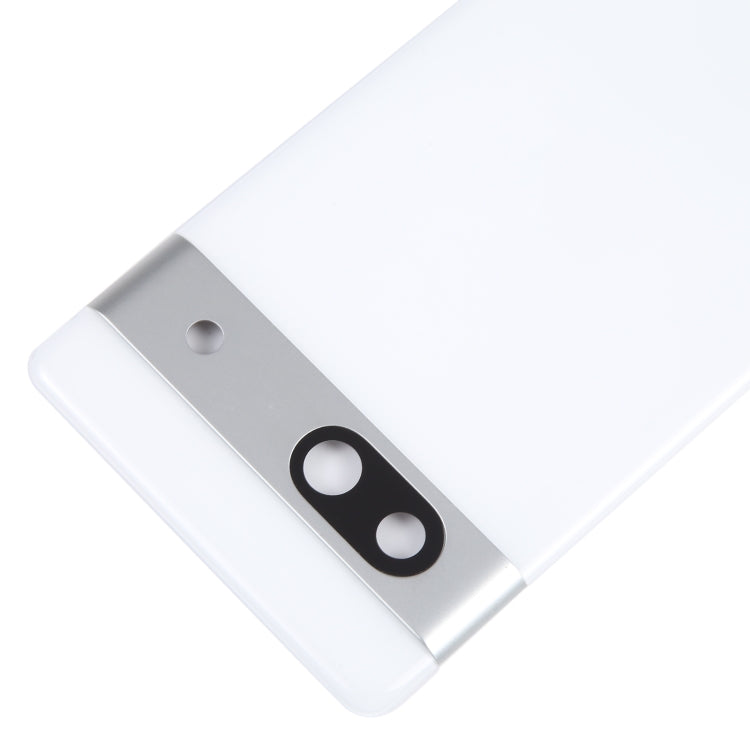 For Google Pixel 7A Original Battery Back Cover with Camera Lens Cover(White) - Back Cover by PMC Jewellery | Online Shopping South Africa | PMC Jewellery