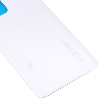 Glass Battery Back Cover for Xiaomi 11T/11T Pro(White) - Back Cover by PMC Jewellery | Online Shopping South Africa | PMC Jewellery