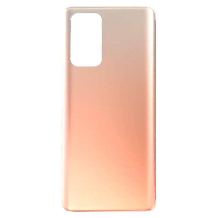 Glass Battery Back Cover for Xiaomi Redmi Note 10 Pro/Redmi Note 10 Pro Max/Redmi Note 10 Pro India(Gold) - Back Cover by PMC Jewellery | Online Shopping South Africa | PMC Jewellery