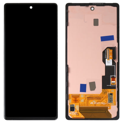 Original LCD Screen For Google Pixel 6A GX7AS GB62Z G1AZG Digitizer Full Assembly with Frame (Black) - LCD Screen by PMC Jewellery | Online Shopping South Africa | PMC Jewellery