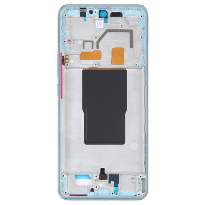 For Xiaomi Redmi K50 Ultra / 12T / 12T Pro Original Front Housing LCD Frame Bezel Plate(Blue) - Frame Bezel Plate by PMC Jewellery | Online Shopping South Africa | PMC Jewellery