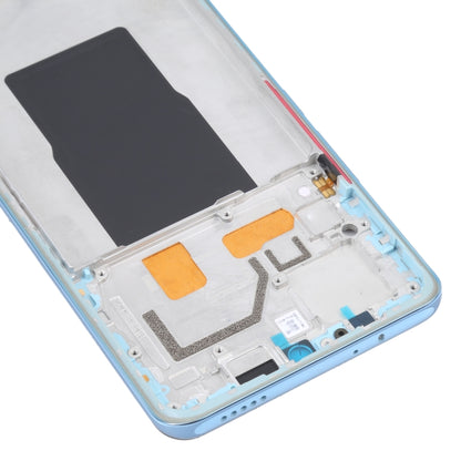 For Xiaomi Redmi K50 Ultra / 12T / 12T Pro Original Front Housing LCD Frame Bezel Plate(Blue) - Frame Bezel Plate by PMC Jewellery | Online Shopping South Africa | PMC Jewellery