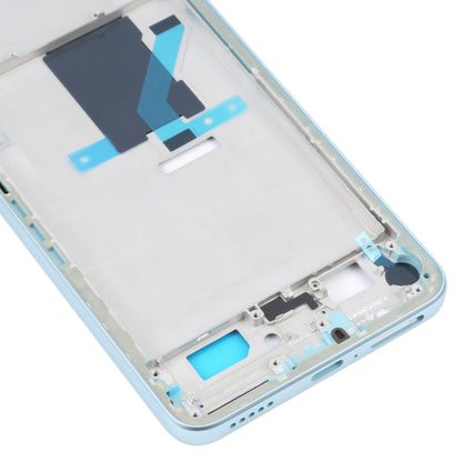 For Xiaomi 12 Lite Original Front Housing LCD Frame Bezel Plate (Blue) - Frame Bezel Plate by PMC Jewellery | Online Shopping South Africa | PMC Jewellery