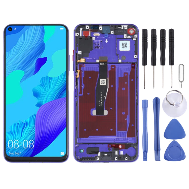 Original LCD Screen For Honor 20 / Huawei Nova 5T Digitizer Full Assembly with Frame(Purple) - LCD Screen by PMC Jewellery | Online Shopping South Africa | PMC Jewellery